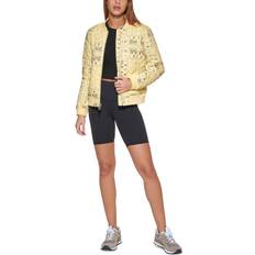 Levi's Diamond Quilted Bomber Jacket - Yellow Print