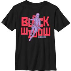 Marvel Boys' Widow Text Pop Short Sleeve Graphic T-Shirt