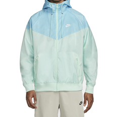 Nike Windrunner Hooded Jacket Men - Mint Foam/Blue Chill/White