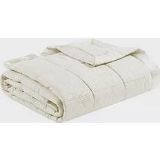 Madison Park Cambria Blankets White (274.32x243.84cm)