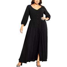 City Chic Trendy Desire Maxi Dress Plus Size - Black