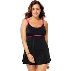 Swimsuits For All Women’s Plus Size Lingerie Strap Swimdress
