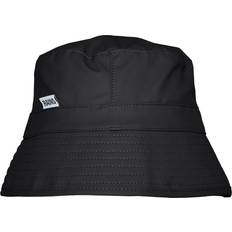 Herre Hatter Rains Waterproof Bucket Hat Unisex - Black