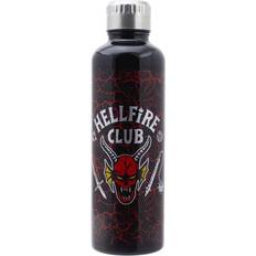 Metal Water Bottles Paladone Stranger Things Hellfire Club Water Bottle 0.13gal