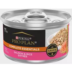 PURINA PRO PLAN Cats Pets PURINA PRO PLAN Complete Essentials Salmon & Rice Entree in Sauce 24x85g