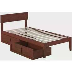 Built-in Storages - Twin Bed Frames AFI Boston Twin