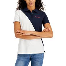 Tommy Hilfiger Women's Colorblocked Polo Shirt - Sky Captain Multi