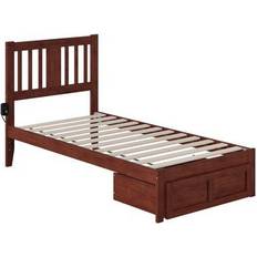 Built-in Storages - Twin Bed Frames Atlantic Furniture Tahoe Twin