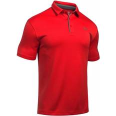 Men Polo Shirts Under Armour Tech Polo Shirt Men - Red/Graphite