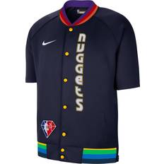 Nike Denver Nuggets City Edition Full Showtime Full Zip Short Sleeve Jacket 2021-22 Men's