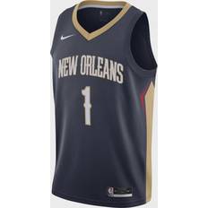 Zion Williamson New Orleans Pelicans Deluxe Framed Autographed Navy Nike  Swingman Jersey