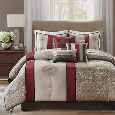 California King Bedspreads Madison Park Donovan Bedspread Red (264.16x233.68cm)