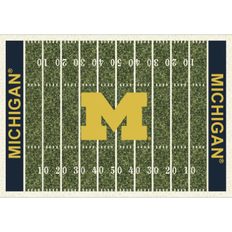 Imperial Michigan Wolverines 5'4'' x 7'8'' Home Field Rug