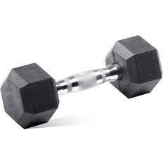 PRCTZ Weights PRCTZ Rubber Encased Hex Dumbbell, 8lbs Single