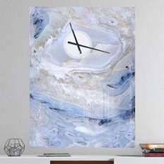 Design Art Agate Stone Background Oversize Modern Wall Clock Wall Clock 30"