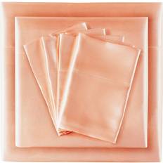 Pink - Queen Bed Sheets Madison Park Essentials Bed Sheet Pink (259.08x228.6cm)