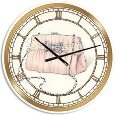 Design Art Glamorous Sparkle Purse II Glam Wall Clock Wall Clock 23"