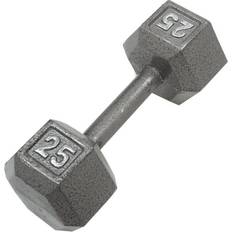 Cap Barbell Fitness Cap Barbell Cast Iron Hex Dumbbell 25lbs