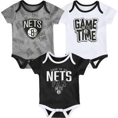 Outerstuff T-shirts Outerstuff Brooklyn Nets Game Time Bodysuit Set 3Pcs
