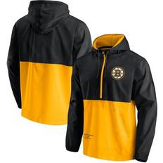 Boston Bruins Starter Playoffs Color Block Full-Zip Hoodie - Black/Gold