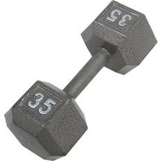 Cap Barbell Fitness Cap Barbell Cast Iron Hex Dumbbell 35lbs