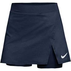 Blau - Tennis Röcke Nike Court Dri-FIT Victory Skirt Women - Obsidian/White