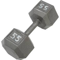 Cap Barbell Cast Iron Hex Dumbbell 55lbs