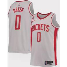 Jalen Green Houston Rockets Autographed Deluxe Framed Nike Black Statement  Swingman Jersey