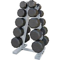 Cap Barbell Fitness Cap Barbell Eco Dumbbells Set with Rack 150lbs