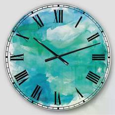 Design Art Traditional Oversized Metal Wall Clock Wall Clock 23"