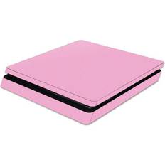 PlayStation 4 Console Decal Stickers MightySkins PS4 Slim Console Skin - Solid Pink