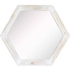 Stonebriar Collection Hexagon Hanging Wall Mirror 23.8x20.7"