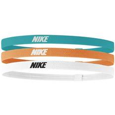 Herren - Mehrfarbig Stirnbänder Nike Elastic Hair Bands 3-pack Unisex - Green/Orange/White