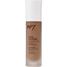 No7 Cosmetics No7 Lift & Luminate Triple Action Serum Foundation SPF15 Hazelnut