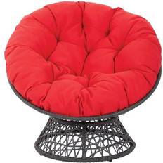 Papasan chair cushion Furniture OSP Designs Papasan Lounge Chair 29.5"
