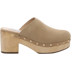 Suede Clogs Steve Madden Brooklyn - Taupe