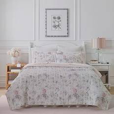 Queen Quilts Laura Ashley Breezy Floral Quilts Gray (228.6x228.6)