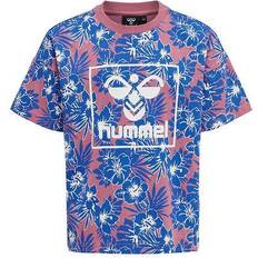 Blumen Oberteile Hummel Flower T-shirt S/S - Heather Rose (213552-4866)