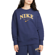 Nike Sportswear Phoenix Fleece Oversized Crew-Neck Sweatshirt Women's - Midnight Navy
