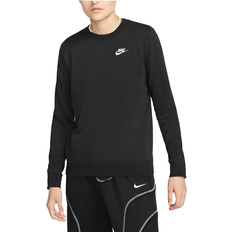 Sweatshirts Sweaters Nike Sportswear Club Fleece Crew-Neck Sweatshirt Women's - Black/White