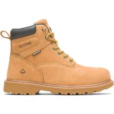 Yellow Hiking Shoes Wolverine Floorhand Steel-Toe Boot M - Wheat