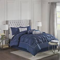 California King Bedspreads Madison Park Laurel Bedspread Blue (264.16x233.68cm)