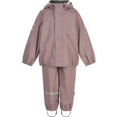 Mikk-Line Kinderbekleidung Mikk-Line Rainwear Jacket And Pants - Adobe Rose (33144)