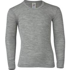 Jungen - Lange Unterhemden Basisschicht ENGEL Natur Long Sleeved Shirt - Light Grey Melange (707810-091)