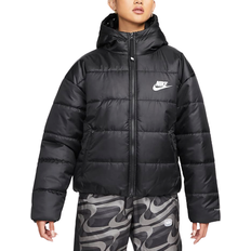 Nike Damen - Winterjacken Nike Sportswear Therma-FIT Repel Synthetic-Fill Hooded Jacket Women's - Black/White