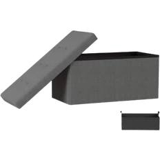 Lavish Home Folding Storage Storage Bench 30x15"