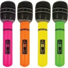 Spielzeugmikrofone Inflatable Microphone 40cm Blow Up Fancy Dress Party Musical Music Instrument