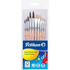 Pinsel Pelikan 700405 Brush Starter Set with 5 Hair and 5 Bristle Brushes