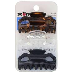 Hair Pins Scunci Jaw Clips Assorted Colors
