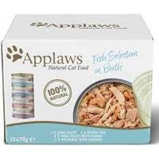 Applaws Pets Applaws Natural Wet Cat Food Fish Selection in Broth 16 x 70g